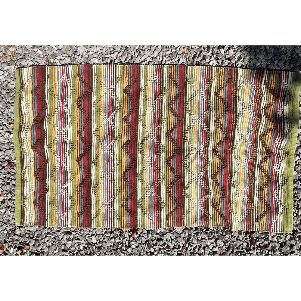 Pier 1 Imports Multicolor Striped Rug‎ 33